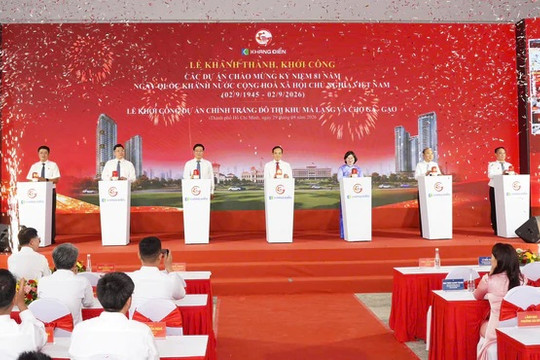 TP HCM khánh thành, khởi công loạt công trình, vốn đầu tư hơn 181.000 tỷ đồng