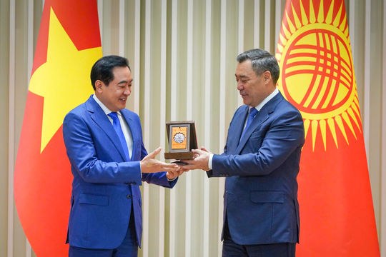Tổng thống Kyrgyzstan trao Huân chương Dostuk cho Chủ tịch Hội đồng Cố vấn ROX Group