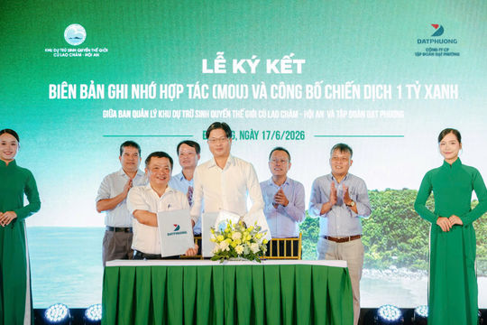 Từ “nghĩ xanh” đến “làm xanh”: Khi cam kết được hiện thực hóa bằng hành động