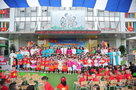 Rộn ràng lễ khai giảng năm học mới 2026-2027 tại Trường Mầm non Tây Tựu