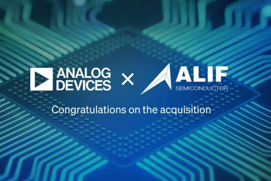 Mua lại Alif Semiconductor, ADI quyết tâm củng cố vị thế vững chắc trên thị trường chip AI biên