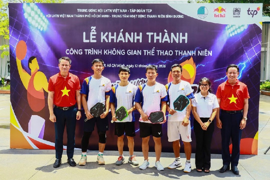 Khánh thành công trình dự án " Không gian Thể thao Thanh niên - Tiếp năng lượng, bừng sức trẻ"