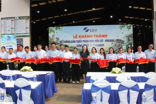 Khánh thành nhà máy phân bón hữu cơ tại Khu xử lý chất thải Quang Trung