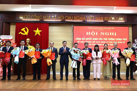 Thành lập Ban quản lý các Khu kinh tế và các Khu công nghiệp Đắk Lắk