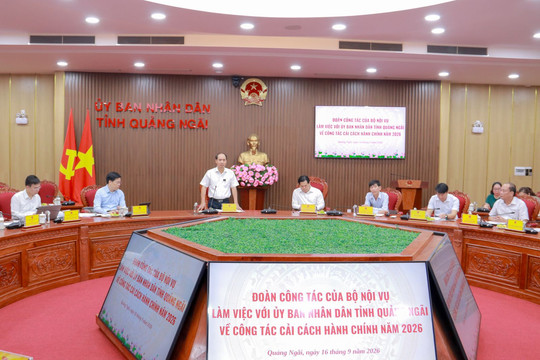 Quảng Ngãi: Đẩy mạnh cải cách hành chính, tạo động lực tăng trưởng