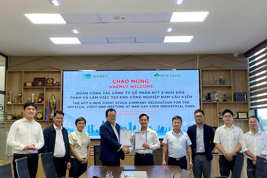 NCK Land và NTT e-MOI hợp tác xây dựng nền tảng dữ liệu cho hệ sinh thái công nghiệp