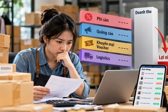 Kinh doanh online: Nghịch lý "doanh thu tăng, lợi nhuận teo”