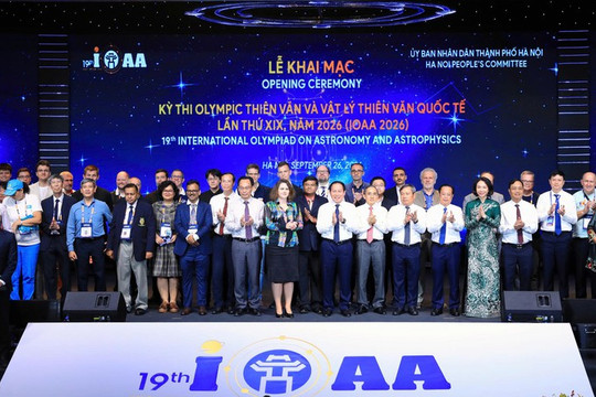 Hà Nội đón hơn 300 tài năng trẻ tại Olympic Thiên văn quốc tế