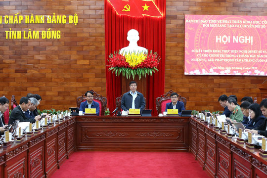 Lâm Đồng thúc đẩy đổi mới sáng tạo, chuyển đổi số