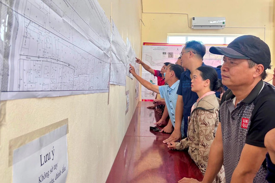 Hoàn thành tái định cư mới thu hồi đất dự án ven sông Hồng