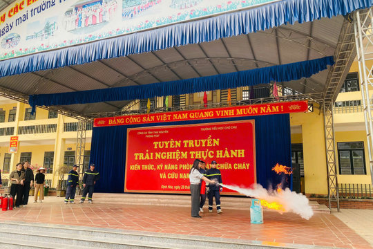 Lực lượng Cảnh sát PCCC&CNCH Thái Nguyên: Bám sát cơ sở, sẵn sàng nhiệm vụ “vì bình yên cuộc sống”