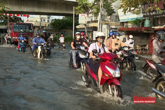 Giải bài toán chống ngập tại TP HCM: Đầu tư nguồn lực gắn với trách nhiệm