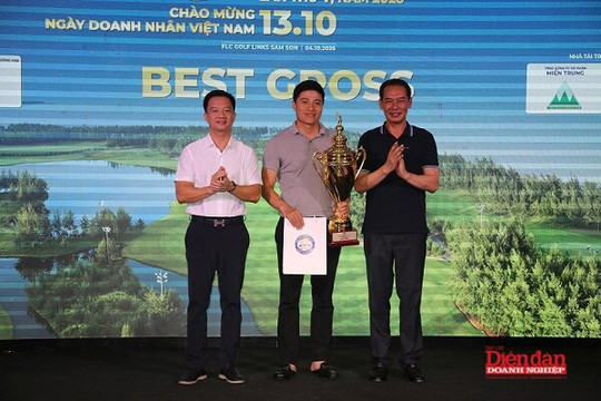 Giải Golf Doanh nhân Thanh Hóa gây quỹ 600 triệu đồng cho hoạt động thiện nguyện