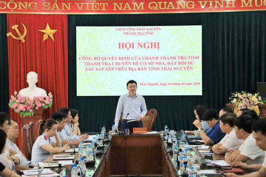 Thanh tra tỉnh Thái Nguyên nỗ lực cùng tỉnh nâng cao PCI