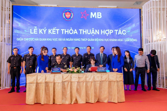 MB hợp tác với Hải quan Khu vực XIII, hỗ trợ doanh nghiệp xuất nhập khẩu