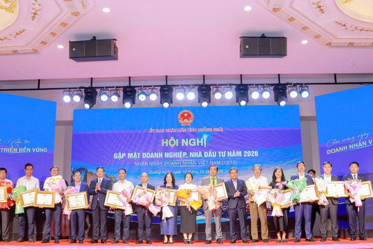 Quảng Ngãi gặp mặt doanh nghiệp, nhà đầu tư nhân Ngày Doanh nhân Việt Nam 13/10