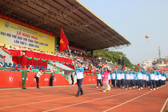 Lạng Sơn lan tỏa khí thế Đại hội Thể dục thể thao tỉnh lần thứ X