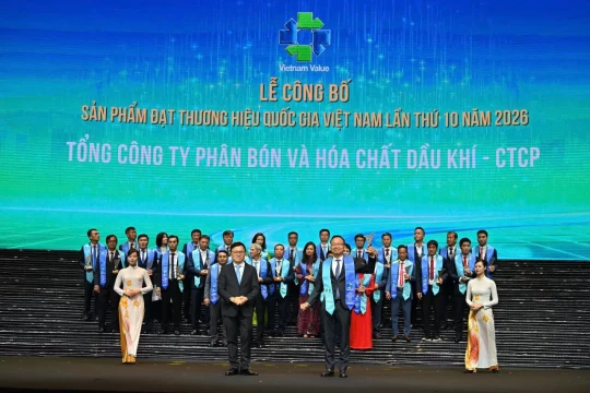PVFCCo – Phú Mỹ lần thứ 7 liên tiếp đạt Thương hiệu quốc gia Việt Nam