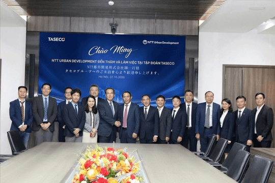 Taseco Land và NTT Urban Development ký kết hợp tác phát triển tại Khu đô thị Duy Tiên, Ninh Bình