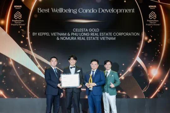 Celesta Gold được vinh danh Best Well-being Condo Development tại PropertyGuru Vietnam Property Awards 2026