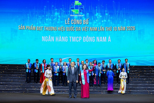 SeABank lần thứ 4 liên tiếp được vinh danh Thương hiệu Quốc gia Việt Nam