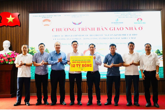 12 tỷ đồng từ Phân bón Cà Mau góp sức xây dựng những mái ấm vùng cao Lào Cai