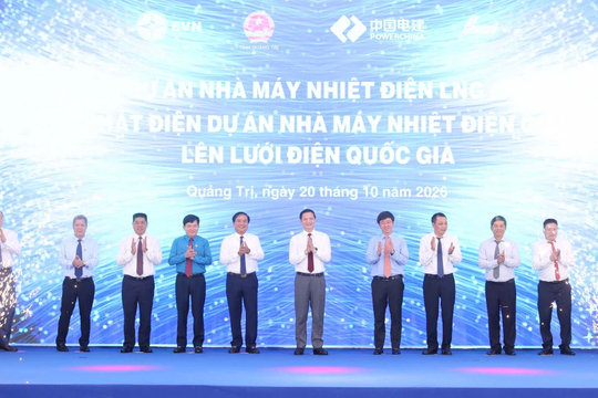 Khởi công dự án Nhà máy nhiệt điện LNG Quảng Trạch II