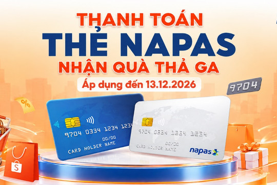Cùng NAPAS thanh toán thông minh, tận hưởng ưu đãi ngập tràn tại Ngày Thanh toán số Việt Nam 2026