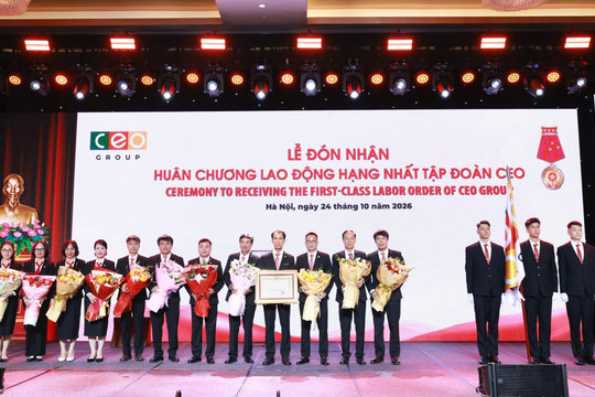 CEO Group đón nhận Huân chương Lao động hạng Nhất nhân kỷ niệm 25 năm thành lập