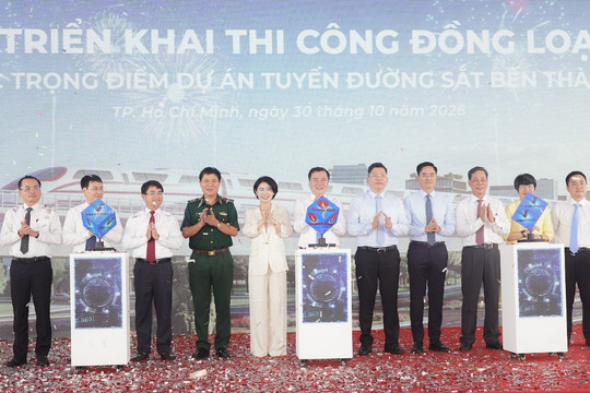Metro Bến Thành - Cần Giờ thi công đồng loạt hạng mục trọng điểm