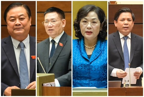 4 “tư lệnh” ngành sẽ trả lời chất vấn những vấn đề gì?