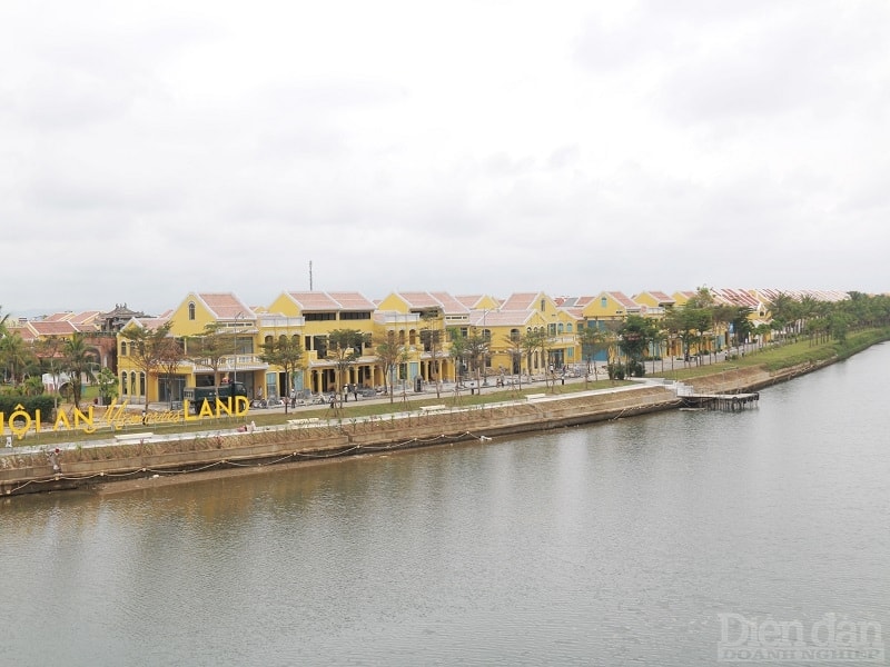 Hàng nghìn mét khối cát không nguồn gốc làm dự án Công viên ấn tượng Hội An