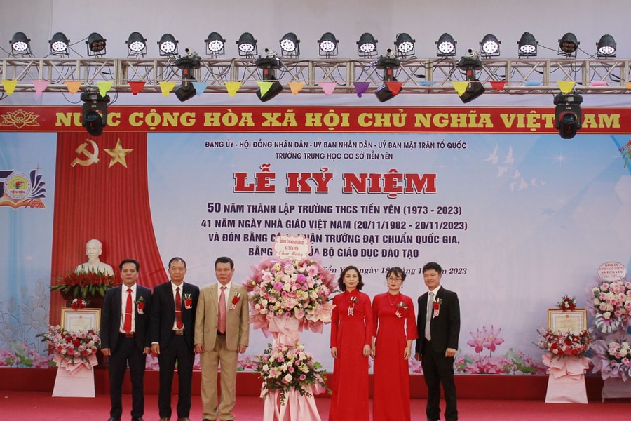 Kỷ niệm 50 năm thành lập trường THCS Tiền Yên