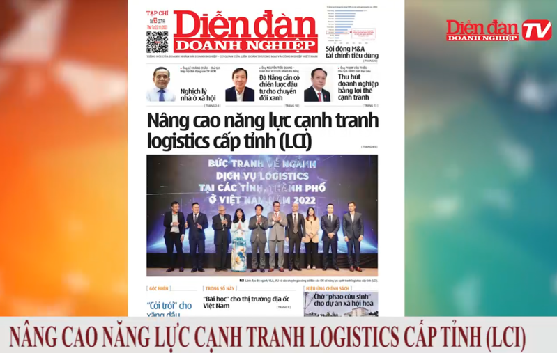 ĐIỂM BÁO NGÀY 22/11: Nâng cao năng lực cạnh tranh logistics cấp tỉnh (LCI)