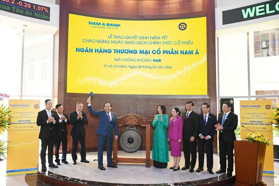 Cổ phiếu NAB chính thức giao dịch trên HoSE