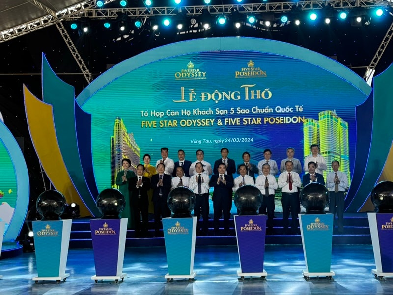 Động thổ tổ hợp căn hộ khách sạn 5 sao chuẩn quốc tế tại Vũng Tàu