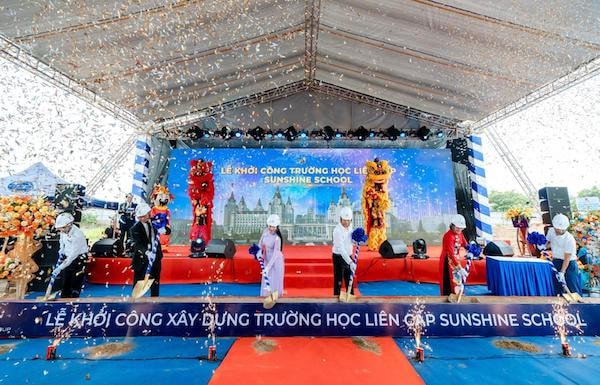 Sunshine khởi công xây dựng trường liên cấp, tiếp tục triển khai chuỗi dự án tại Tây Hồ Tây