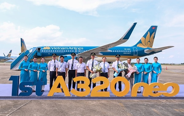 Vietnam Airlines đón nhận máy bay Airbus A320neo đầu tiên