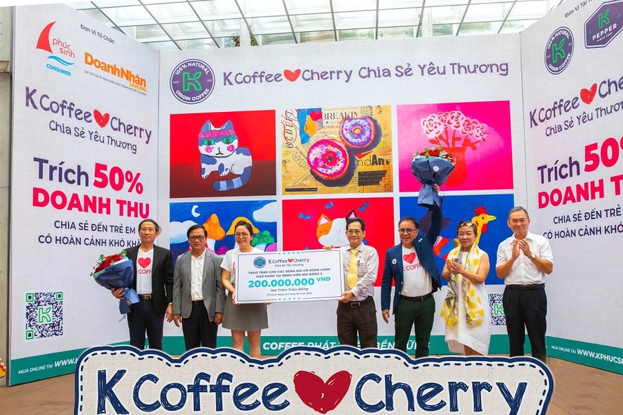 Phúc Sinh công bố Quỹ thiện nguyện “K Coffee & Cherry chia sẻ yêu thương”