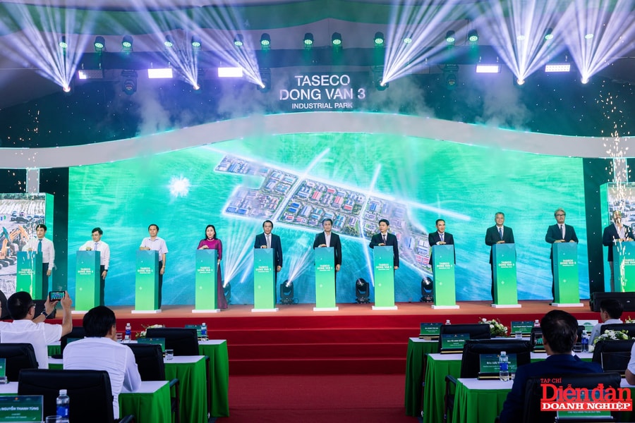 Taseco Land khởi công Khu công nghiệp hơn 2.300 tỷ đồng tại Hà Nam