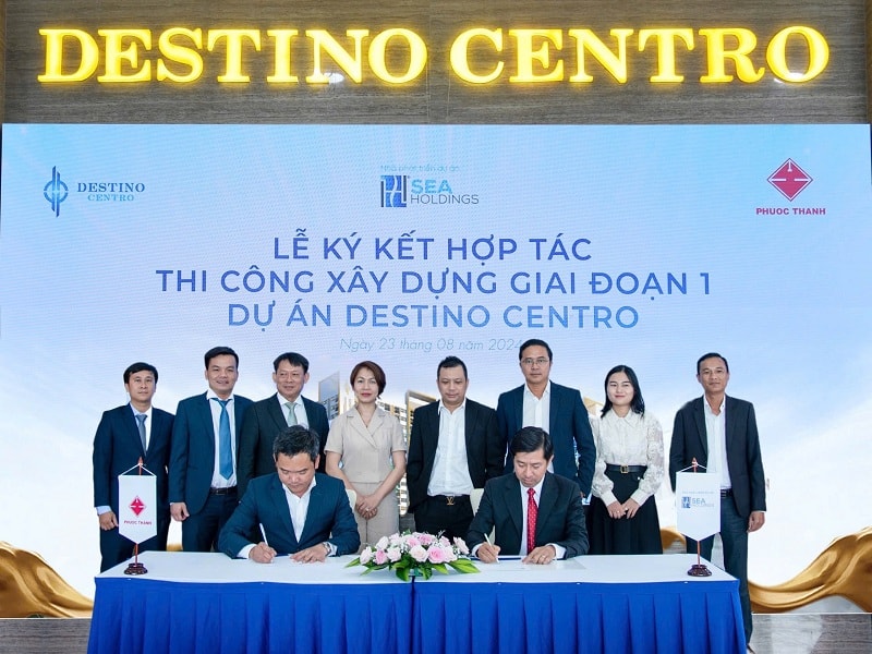 Seaholdings và Nhà thầu Phước Thành hợp tác xây dựng dự án Destino Centro