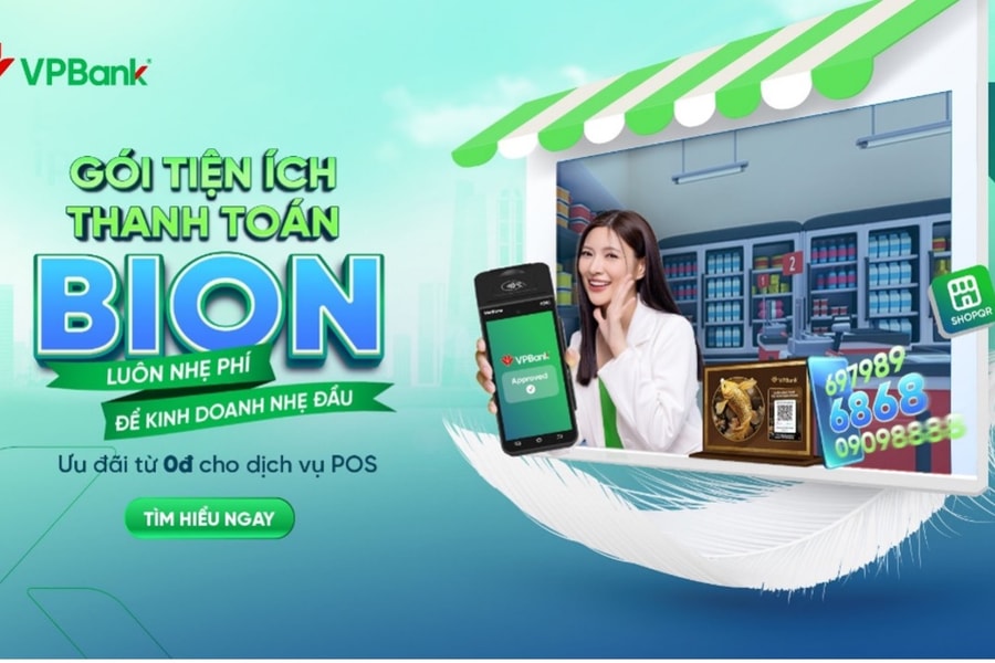 VPBank triển khai chính sách phí từ 0 đồng cho dịch vụ chấp nhận thanh toán qua POS