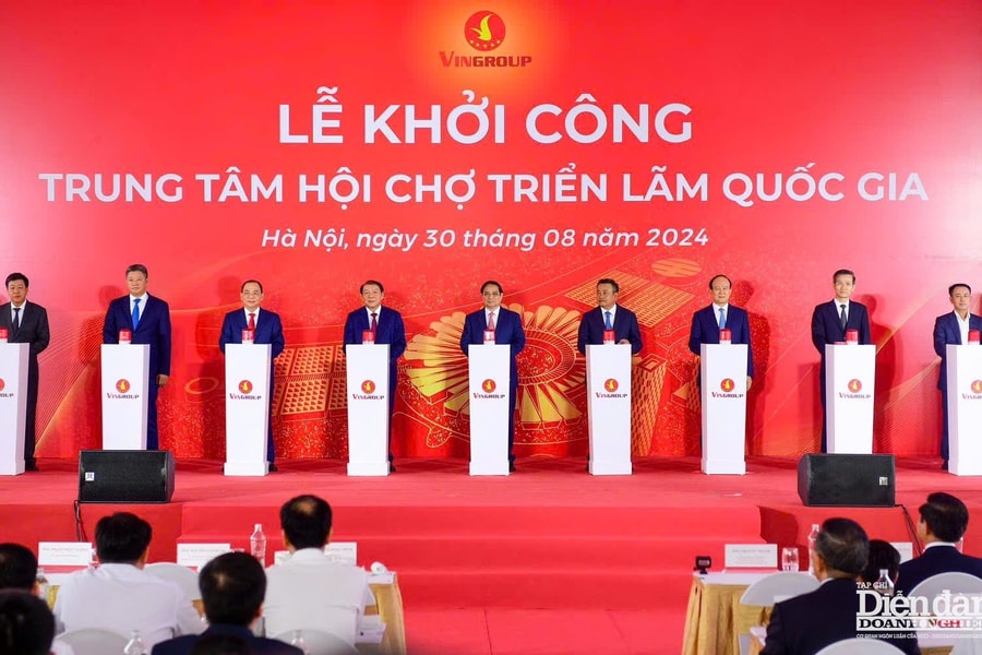 Khởi công dự án Trung tâm Hội chợ Triển lãm lớn Top 10 thế giới tại huyện Đông Anh, Hà Nội