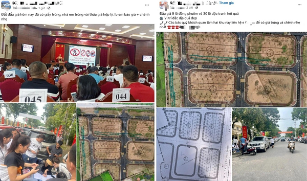 Lo lắng những cuộc đấu giá đất… “bất thường”