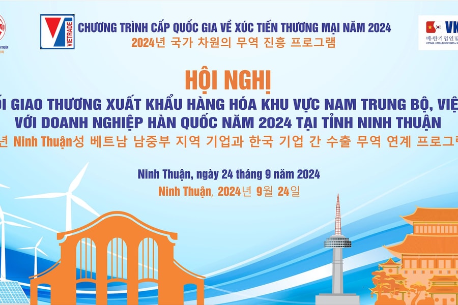 Hội nghị kết nối giao thương giữa doanh nghiệp Nam Trung Bộ và doanh nghiệp Hàn Quốc