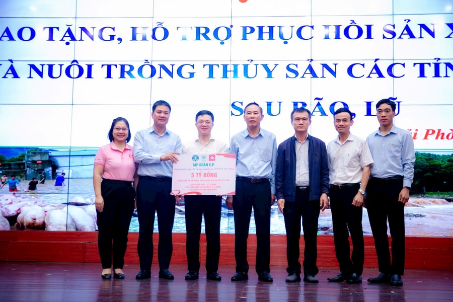 Tập đoàn C.P. cùng người dân vượt khó sau bão Yagi