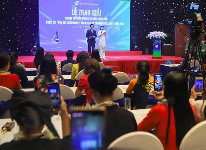 Cuộc thi “Phụ nữ khởi nghiệp sáng tạo, chuyển đổi xanh” năm 2024 khu vực miền Bắc
