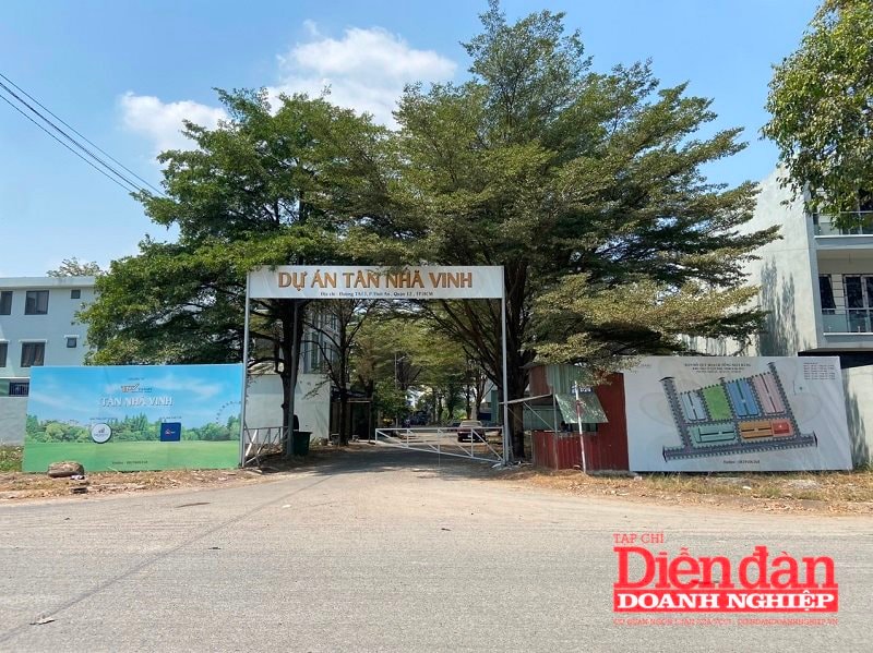 Dự án Tân Nhã Vinh Q.12: Chủ đầu tư bị phạt nặng
