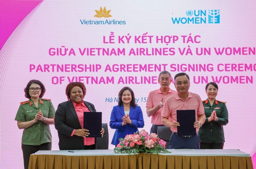 Vietnam Airlines ký kết hợp tác với Un Women thúc đẩy sự tiến bộ của phụ nữ