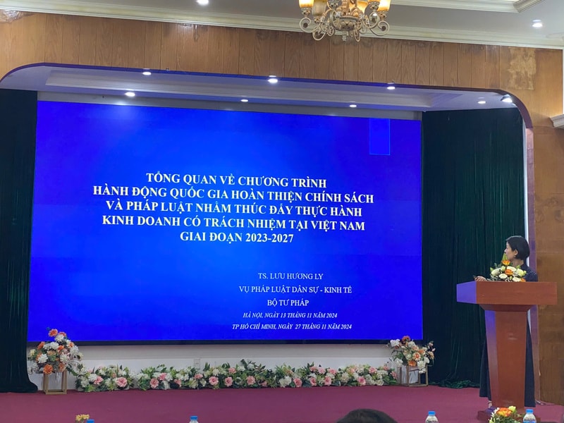 Nâng cao năng lực truyền thông chính sách, pháp luật về thực hành kinh doanh có trách nhiệm